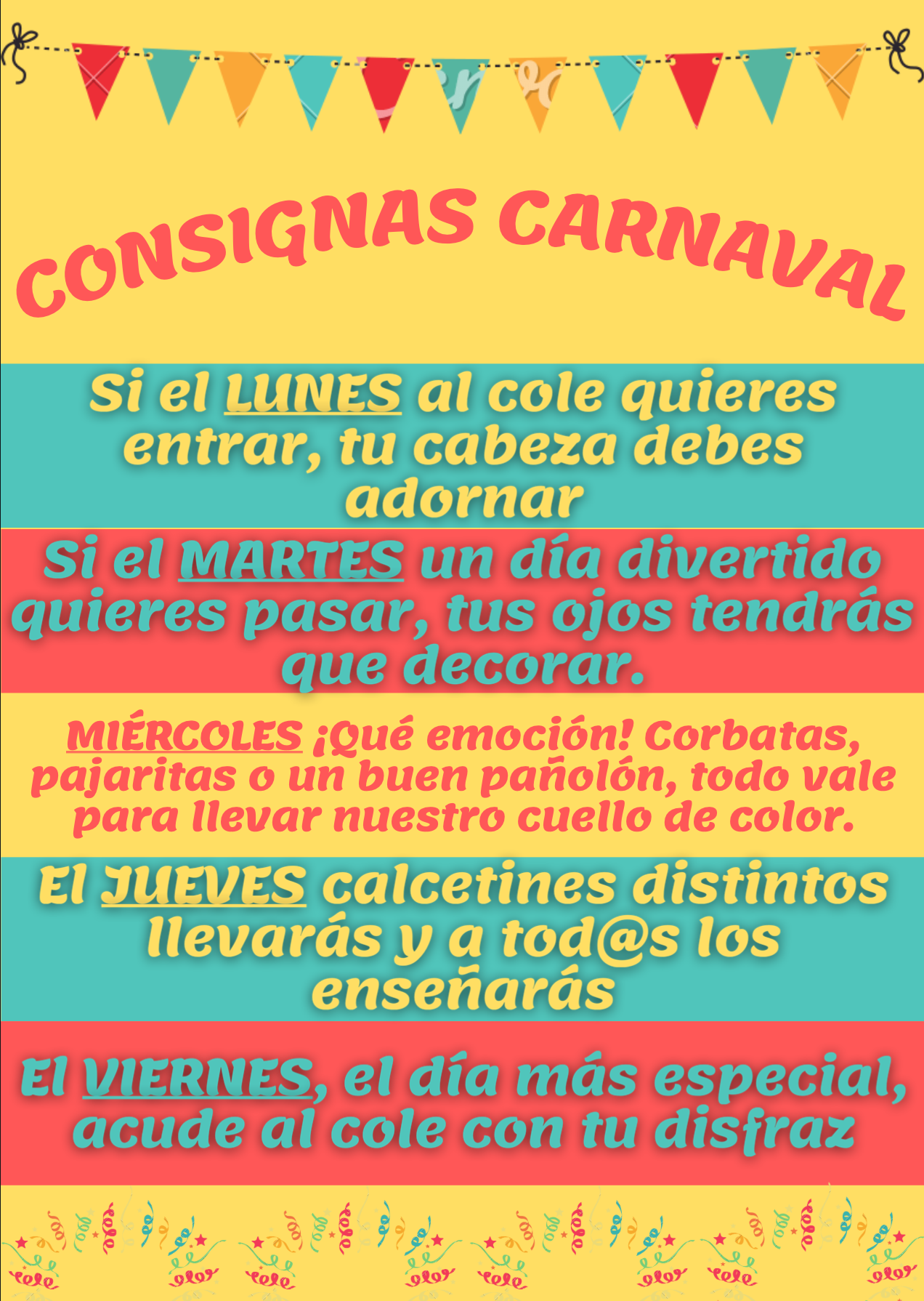 ¡QUÉ COMIENCE EL CARNAVAL! – CEIP San Roque